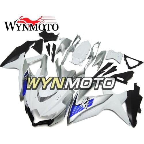 Complete Fairings Kit For GSXR600 750 2008-2010 08 09 10 K8 Injection ABS Plastics Bodywork White Black Fairings Frames Panels