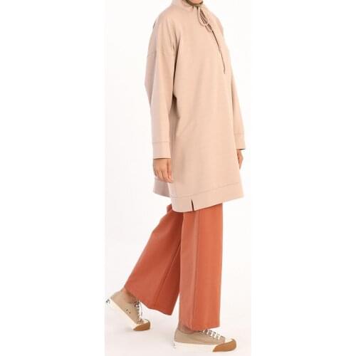 Comfortable Mold Sweatshirt Tunic