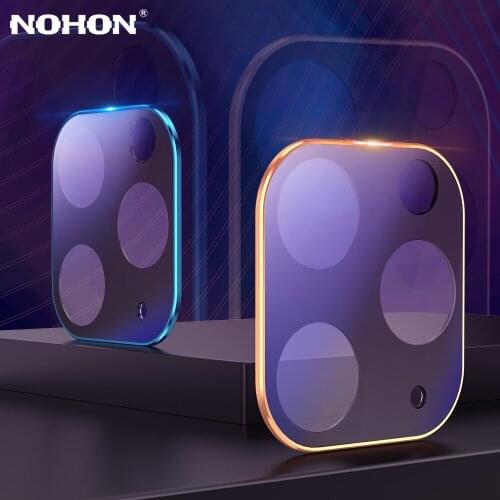 Back Camera Lens Screen Protector for iPhone 11 Pro Max Tempered Glass Film Titanium Alloy Lens Protection Case for iPhone 11