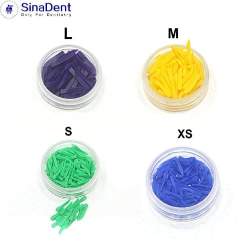 Dental Disposable Plastic Wedges 4 Colors available for Dental Fillings 350pcs Dental Disposable Materials Tooth Gap Wedges