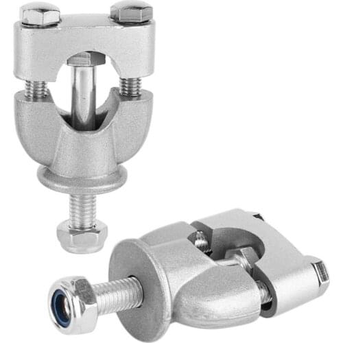 1 pair Motorcycle Handlebar Risers Bar Kit Motorbike 22mm handlebars Mount Mounting Riser Fixed Clamp Adapter Bracket