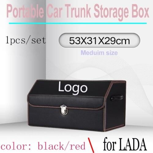1pcs/set Auto Styling Interior Multipurpose Car Rear Storage Box Collapsible Cover for Granta Vesta Priora Kalina Largus Niva