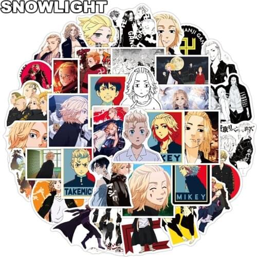 10/50pcs/set Cartoon Anime Tokyo Revengers Graffiti Stickers For Laptop Diy Luggage Mixed Phone Case Helmet Skateboard Kids