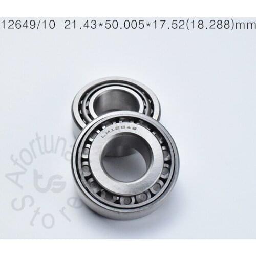 12649 21.43*50.005*17.52(18.288)mm bearing LM12649/10 Tapered roller bearing Special bearings for automobiles