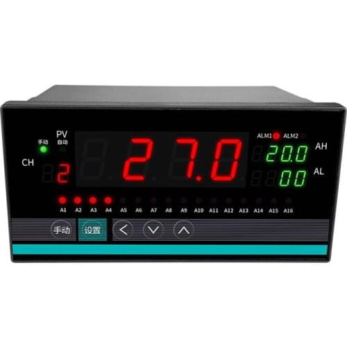 2-16 channels temperature data monitor multi ways temp. pressure ampere voltage etc.. detector multifunction meter