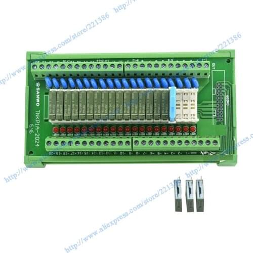20 channel Pa1a relay module 24V 5A Module driver board output amplifier board PLC board PNP relay module