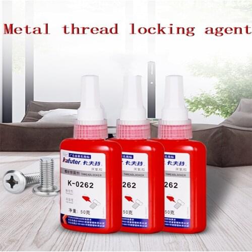 50g Kafuter K-0262 electronic machinery refrigerator steamer motorcycle car engine tire thread locking agent anaerobic glue