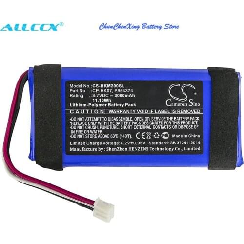 Cameron Sino 3000mAh Battery CP-HK07,P954374 for Harman/Kardon Onyx Mini