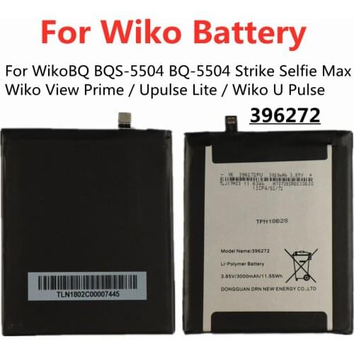 396272 For Wiko Wim Lite,BQS-5504 BQ BQ-5504 Strike Selfie Max,Wiko View Prime,Upulse Lite,Wiko UPulse Phone Replacement Battery