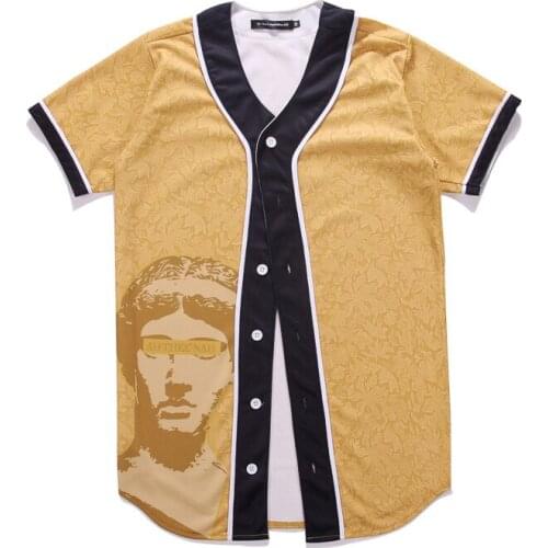 Summer young mens short sleeved cardigan baseball jacket with 3D floral personality head print