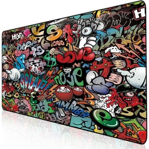 MRGLZY big gaming anime seaming mouse pad XXL rubber non-slip laptop keyboard deskmat PC home carpet mat yoga mat