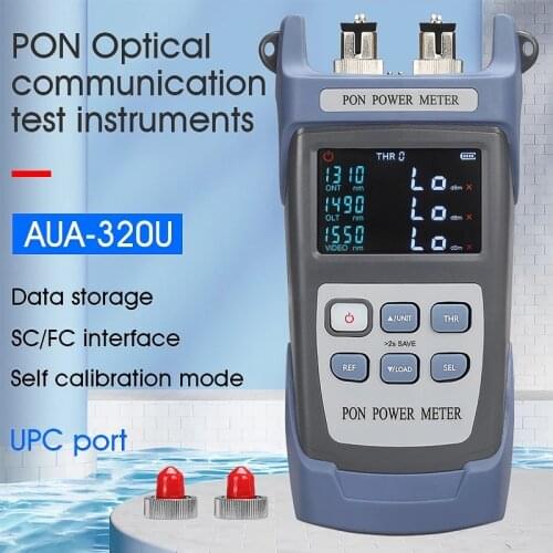 COMPTYCO AUA-320U/A Fiber Optical PON Power Meter Mini Handle PON OPM FTTX/ONT/OLT 1310/1490/1550nm
