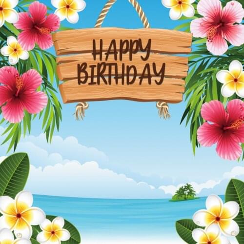 Cartoon Happy Birthday Party Photography Backdrop Celebration Photo Booth Studio Decor