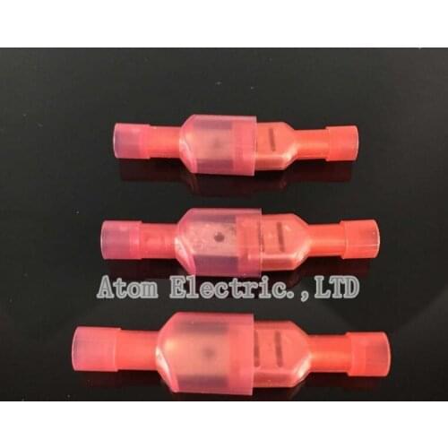 FDFN1.25-250 MDFN1.25-250 Nylon tranparent red insulated terminal inserted spring temperature flame retardant terminal