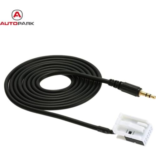 Car AUX Input Mode Cable for iPod Phone MP3 3.5mm AUX-in Audio Music Adapter Cable for Mercedes Benz W169 W203 W209 W251