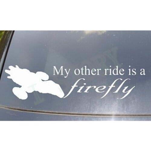 Cool serenity car decal - My Other Ride is a Firefly Car Sticker