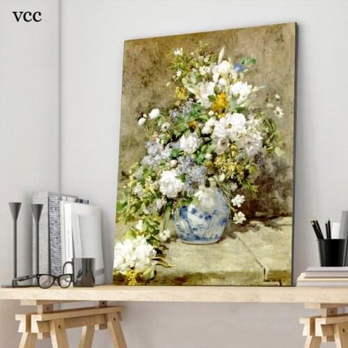 VCC Wall Pictures For Living Room Paintings On The Wall,Wall Art Canvas Painting Home Decor Quadro Cuadros Flowers,Canvas Prints