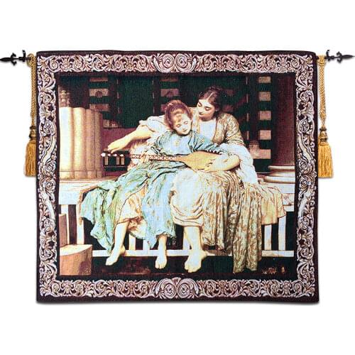 58*64cm Belgium Wall Tapestry Medieval Gobelin Moroccan Decor Tapestry Wall Hanging Tapestries Fabric Wall Carpet tapiz