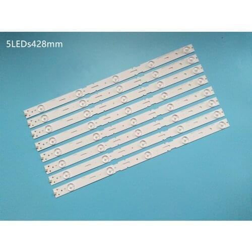 100% New 8pcs/Kit LED strips for GRUNDIG TV 40 VLE 6520 BH 40VLE 6520 BH 40VLE6520 BH 40 VLE6520 BH 40VLE 6520BH 40 VLE6520BH