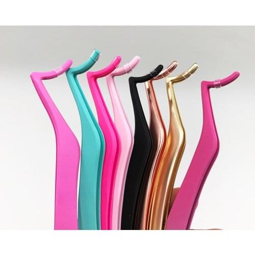 Hippocampus Shape Eyebrow Tweezer Hair Beauty Fine Hairs Puller Stainless Steel Colorful Eye Brow Clips Removal Makeup Tools