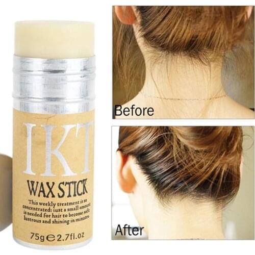 Professional 75g Hair Wax Finishing Cream Hair Styling Pomade Stick Not Greasy Rapid Short Drop Shipping