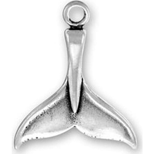 Whale tail nautical animal charm charms for bracelets