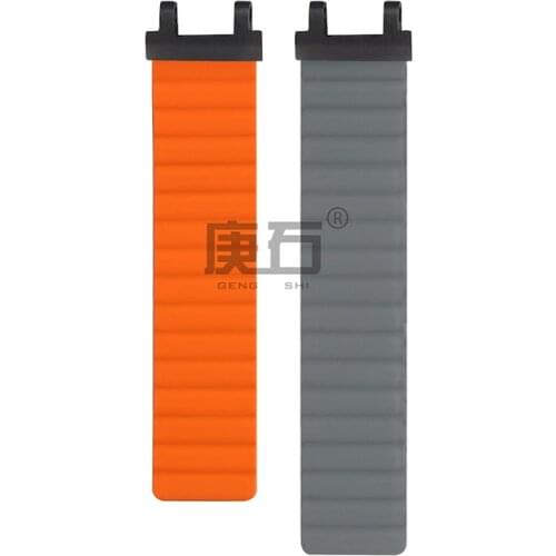 Silicone Double sided Magnetic watch band Strap Mtg-B1000 MTG-S1000 MTG-G1000