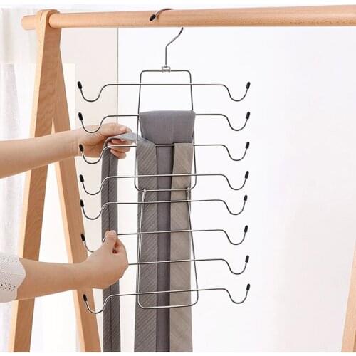 Foldable Multilayer Underwear Hanger Suspender Vest Hanger Multifunctional Storage Magic Hanger Space Saving