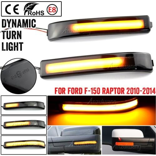 LED Side Fender Dynamic Turn Signal Light Marker Lamp For Ford F-150 F150 04-14 Raptor Expedition For Lincoln Mark LT