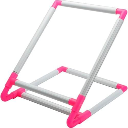 1Pc Embroidery Frame Practical Universal Clip Plastic Cross Stitch Hoop Stand Holder Support Rack DIY Craft Handheld Tool