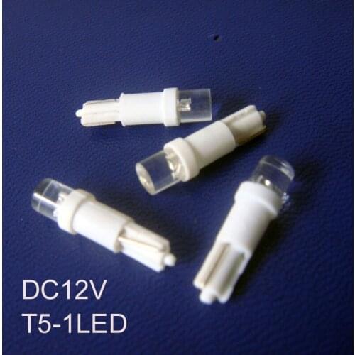 High quality 12V T5 car led,T5 lamp,T5 led,T5 light,W3W 12V,Auto T5 Led 12V,DC12V T5 Light,T5 Bulb,T5 12V,free shipping 50pc/lot