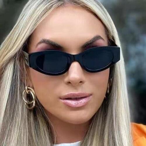 DYTYMJ Vintage Cat Eye Sunglasses Women Small Frame Cateye Sunglasses 2021 Luxury Designer Shades Women Retro Gafas De Sol Mujer