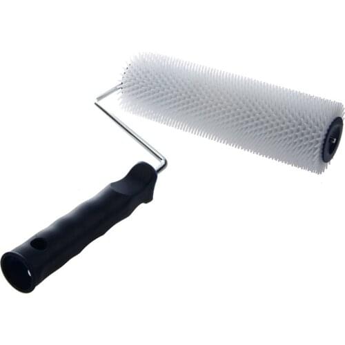13mm teeth height plastic handle Spiked Roller Tool Set Paint Roller Brush Tools Set Household