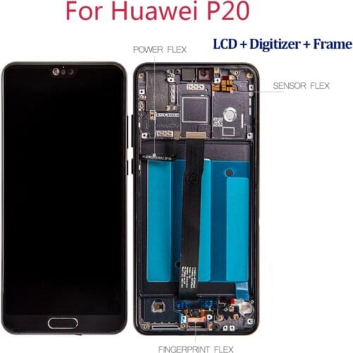 2240x1080 5.8" For Huawei P20 LCD Display Touch Screen Digitizer Assembly For Huawei P20 LCD EML-L29 EML-L22 EML-L09 EML-AL00