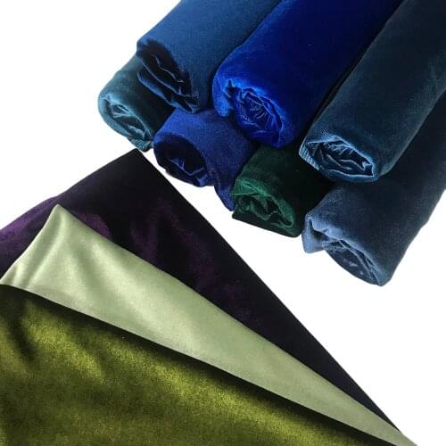 50*160cm 250g Gold Velvet Fabric Stretch Lycra Luxury Apparel Fabric Polyester Lycra Spandex Heavy Weight Dress Soft,c14386