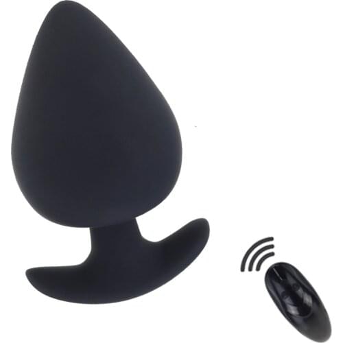 Vibrating Butt Plug Anal Plug Vibrator Prostate Massager Anal Trainer 10 Modes Remote Control G Spot Sex Toys for Man Women