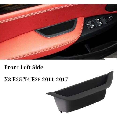 Car Auto Interior Inner Door Handle Pull Trim Compatible For-Bmw F25 F26 X3 X4 2011-2017, Front Left Side