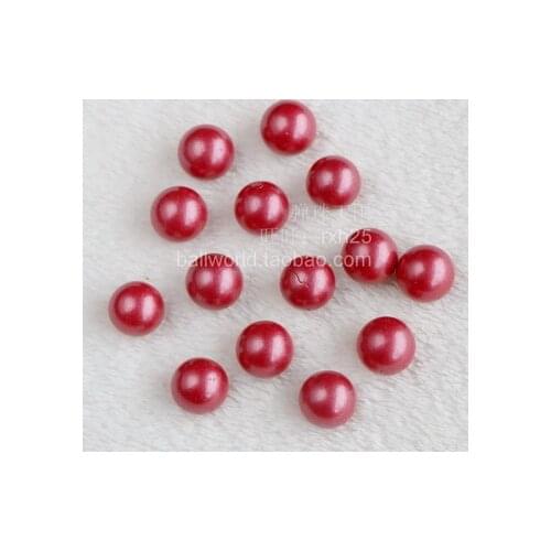 Free shipping 50pcs/lot 1.6cm 16mm Wine red Opaque glass ball marbles Rainbow beads colorful pieces filial pearl beads
