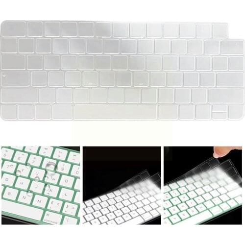 TPU Keyboard Cover For Apple iMac 2021 Newest 24 Inch with Magic Keyboard ID Wireless