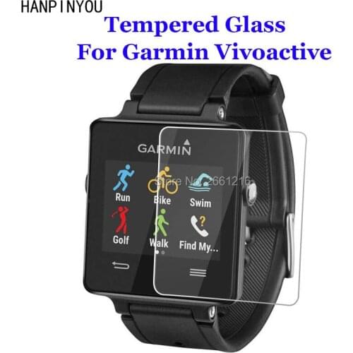 For Garmin Vivoactive Sport SmartWatch Tempered Glass 9H 2.5D Premium Screen Protector Film For Garmin Vivoactive (Not HR)