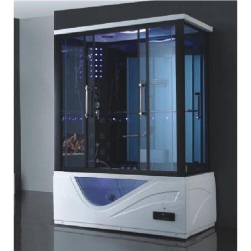 1600X1100X2200mm Double Person Bathroom Steam Shower Enclosure Computer Control TV Wet Sauna Room A099