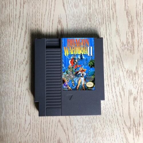 Dragon Warrior II or Dragon Warrior III or Dragon Warrior IV - 72 pins 8bit game cartridge