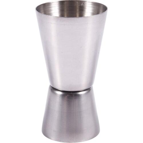 Quality Double cup dispenser Stainless Steel for Measure Alcohol Cocktail Bar Bistro 40 / 20cc