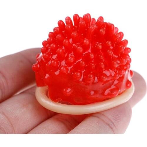 1PC/5PCS Flower Penis Ring Ultra Thin Condoms 3D Ribbed Dotted Spike Latex Lubricated Grease Rubber For Men Delay Thorned Condom