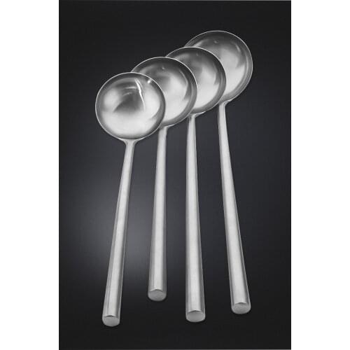 1PC 43cm Long Handle Soup Ladle Spoon Stainless Steel Spatula Sauces Spoon Tableware Kitchen Cooking Utensils Tool KX 230