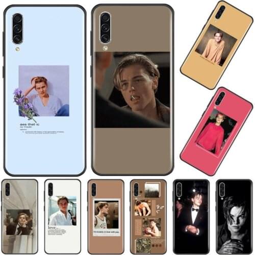 Young Leonardo DiCaprio Phone Case For Samsung A20 A30 30s A40 A7 2018 J2 J7 prime J4 Plus S5 Note 9 10 Plus
