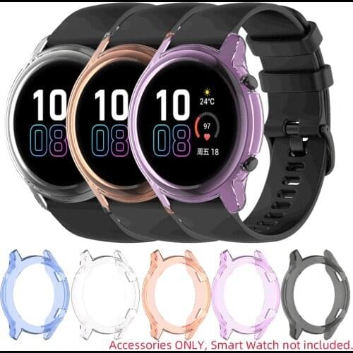 TPU Soft Case Shell Edge Frame Glass Screen Protector For Huawei Honor Magic Watch 2 42mm magic2 46mm Protective Bumper Cover
