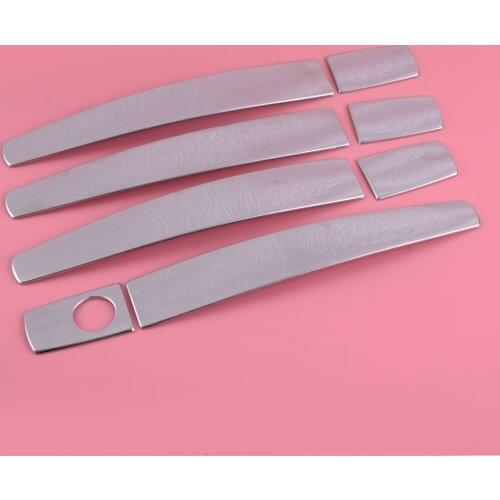 DWCX Silver Stainless Steel Door Handle Cover Trim Fit For Vauxhall Opel Astra H J Mokka Corsa D Zafira B Insignia Meriva Antara