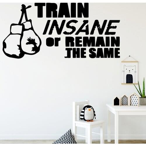 GYM Wall Stickers Modern Fashion Wall Sticker For Bedroom Decoration Wall Art MURAL Drop Shipping