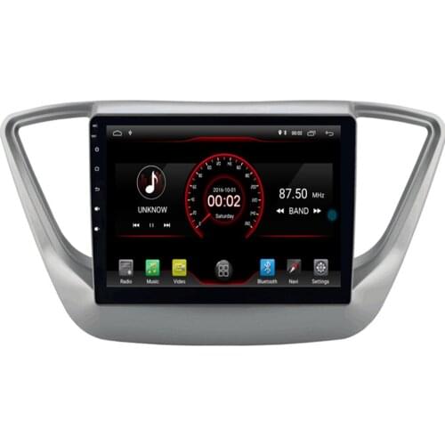 New coming ! Android 10 2.5D car dvd For hyundai Verna /Accent /Solaris 2017-2019 multimedia GPS Radio stereo gps navigation